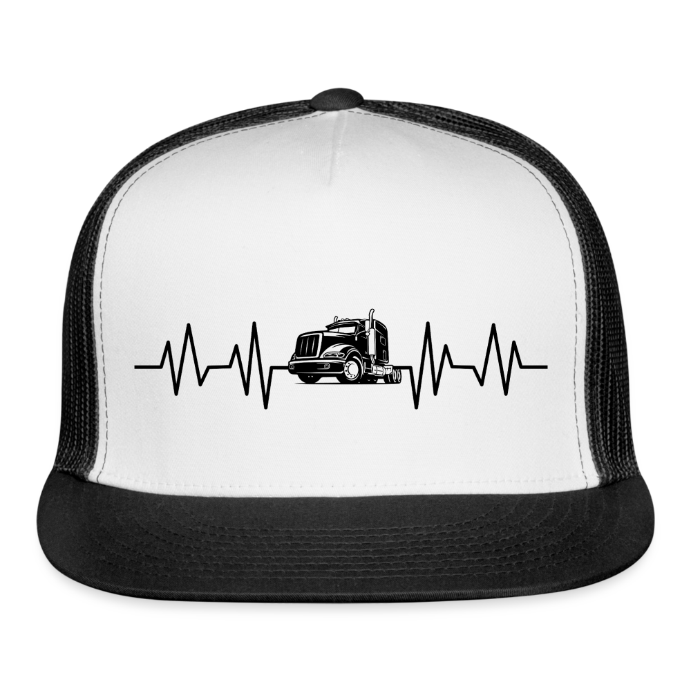 Trucker Hat #2 - white/black