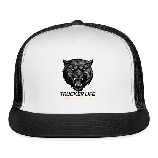 Trucker Life #48 Design - white/black