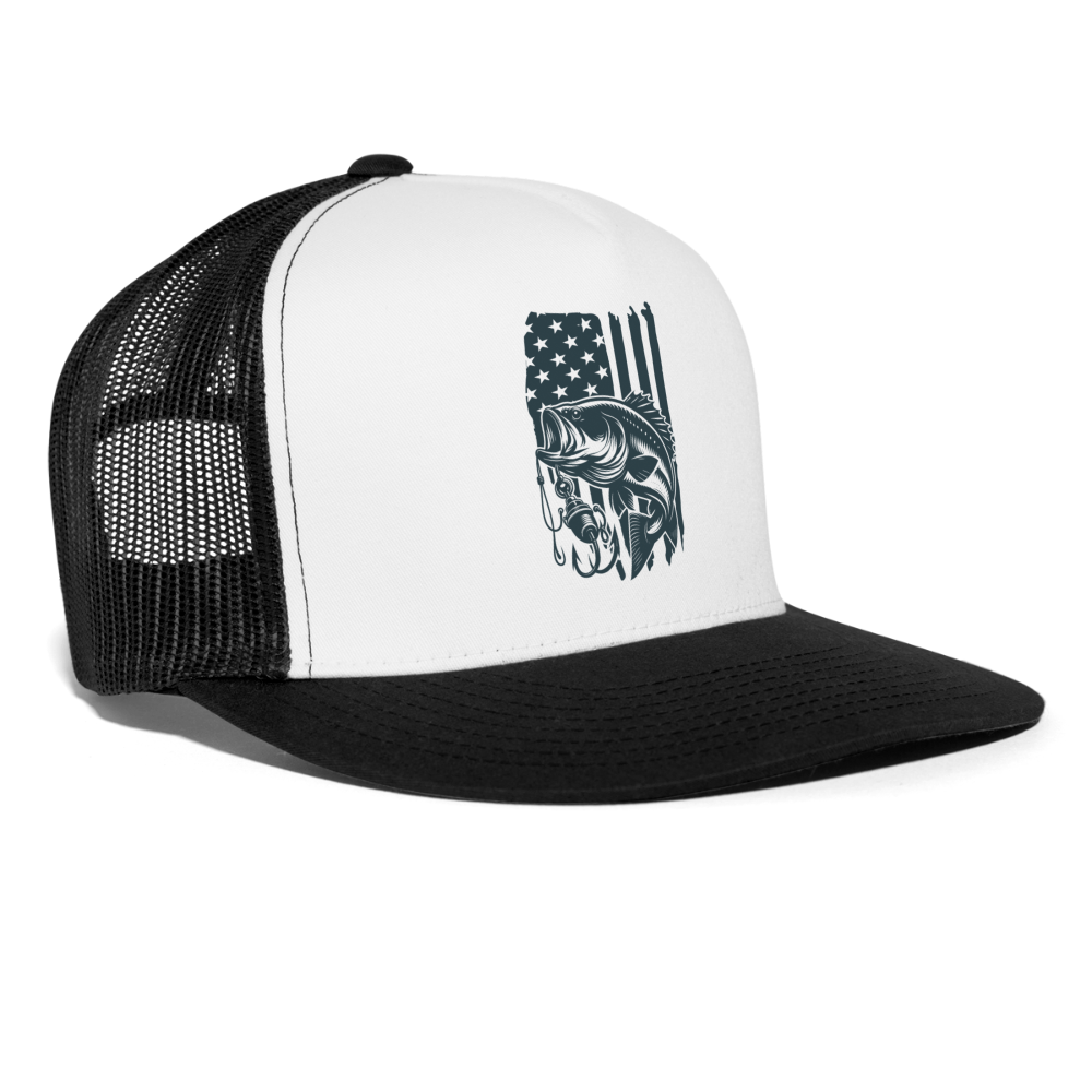 USA Fishing #1 Design - white/black