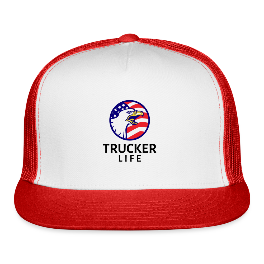 Trucker Life #53 Design - white/red