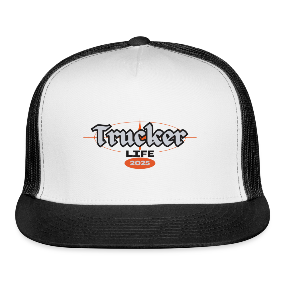 Trucker Life #5 Design - white/black