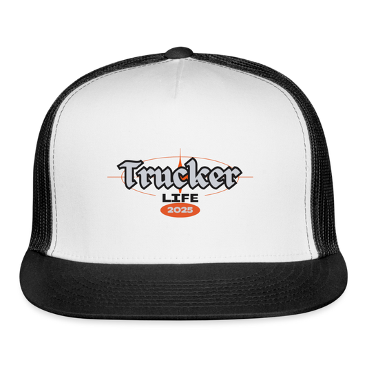 Trucker Life #5 Design - white/black