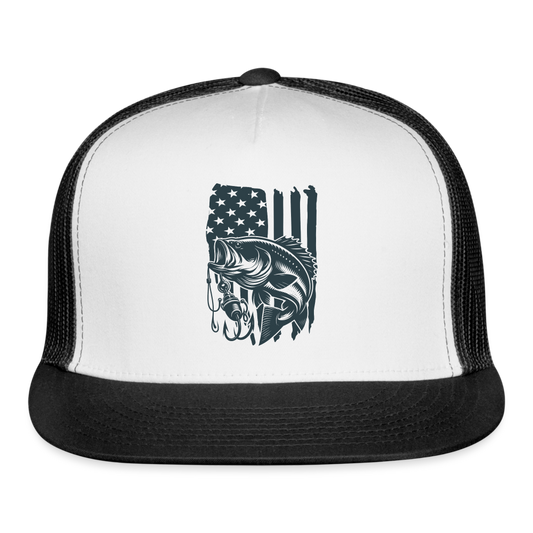 USA Fishing #1 Design - white/black