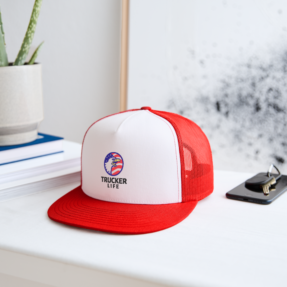 Trucker Life #53 Design - white/red