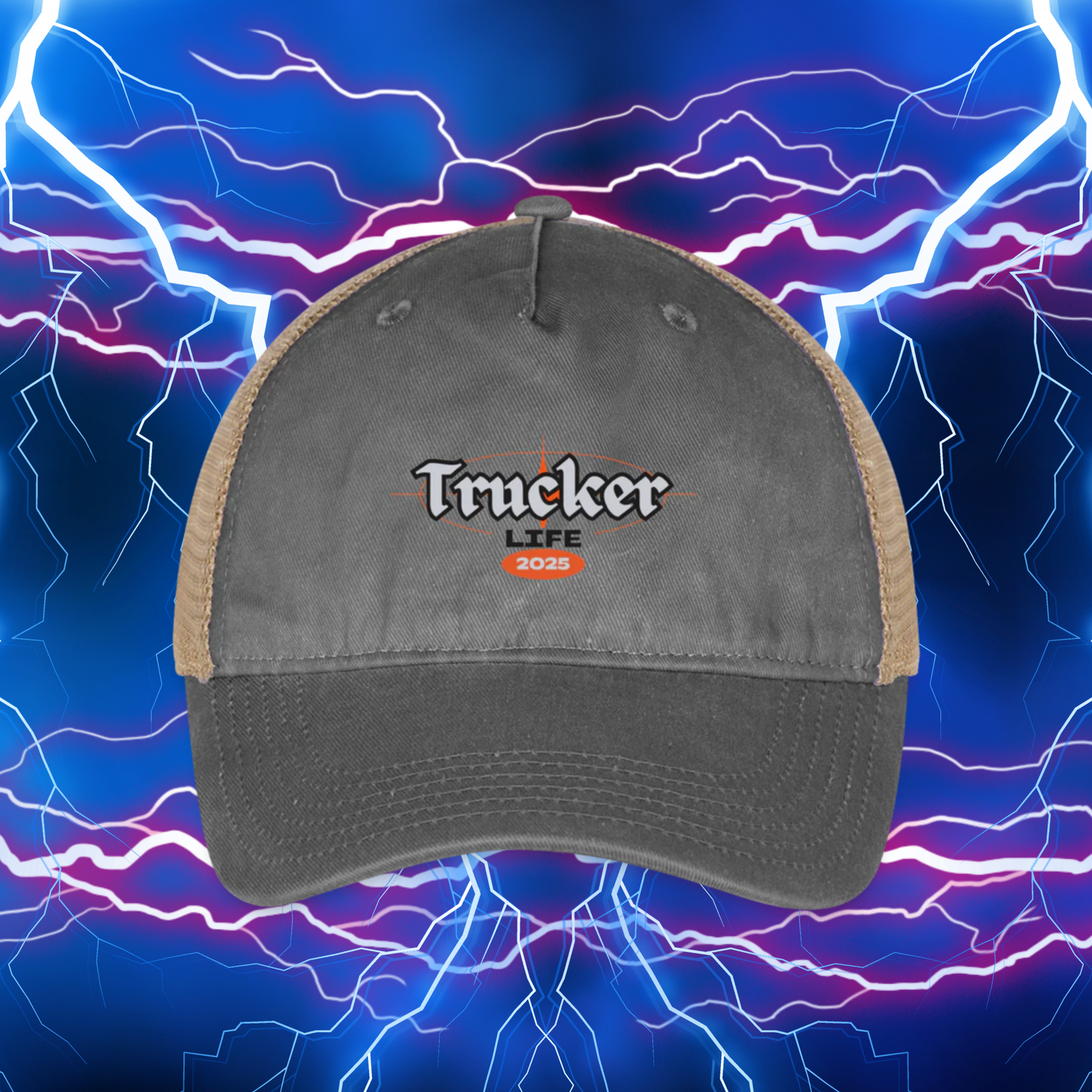 Trucker Life Trucker Hat #5 Pigment Dyed Trucker Hat